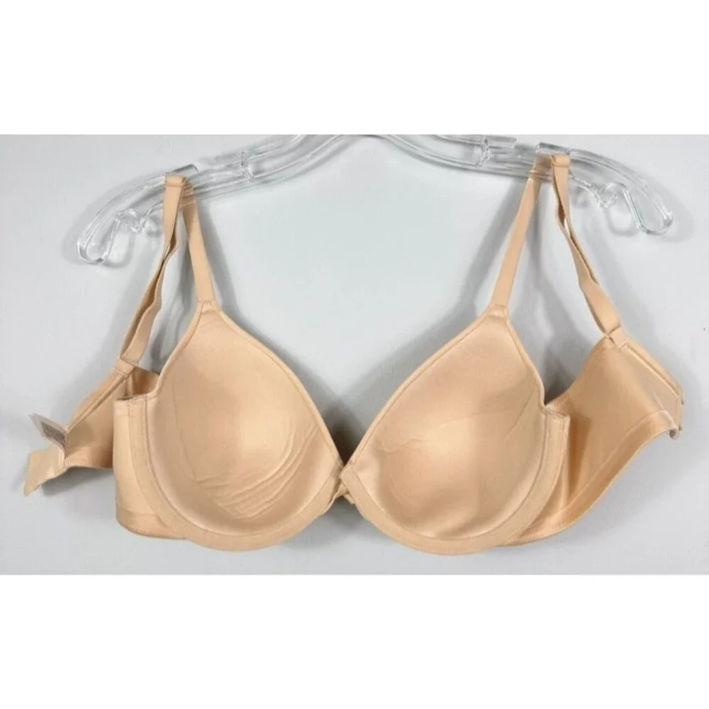 Wacoal 34C Amazing Assets Contour Underwire Lined Nude Bra 853220